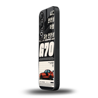 genesis g70 back phone cover | glass case for oneplus nord ce 4