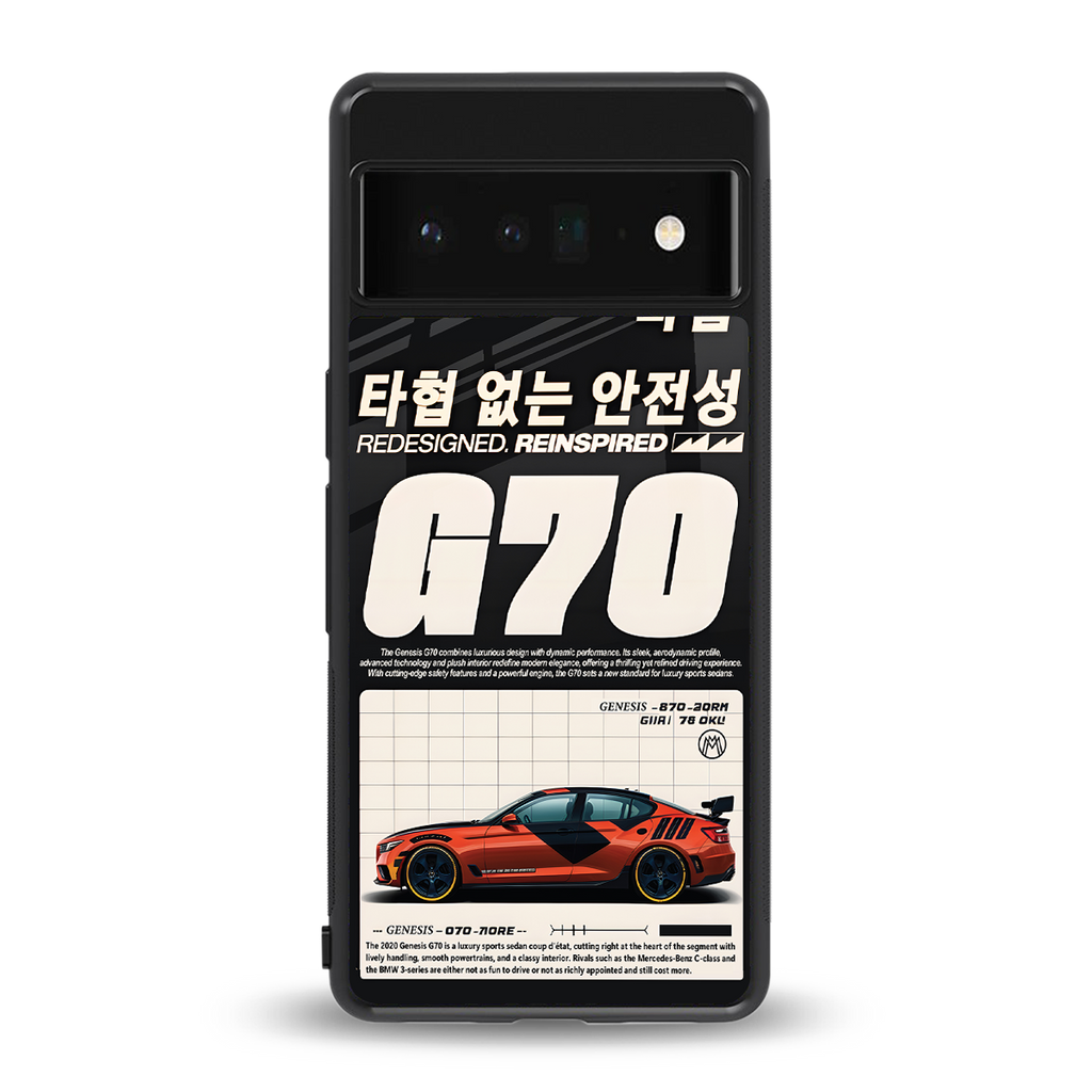 genesis g70 back phone cover | glass case for google pixel 6 pro