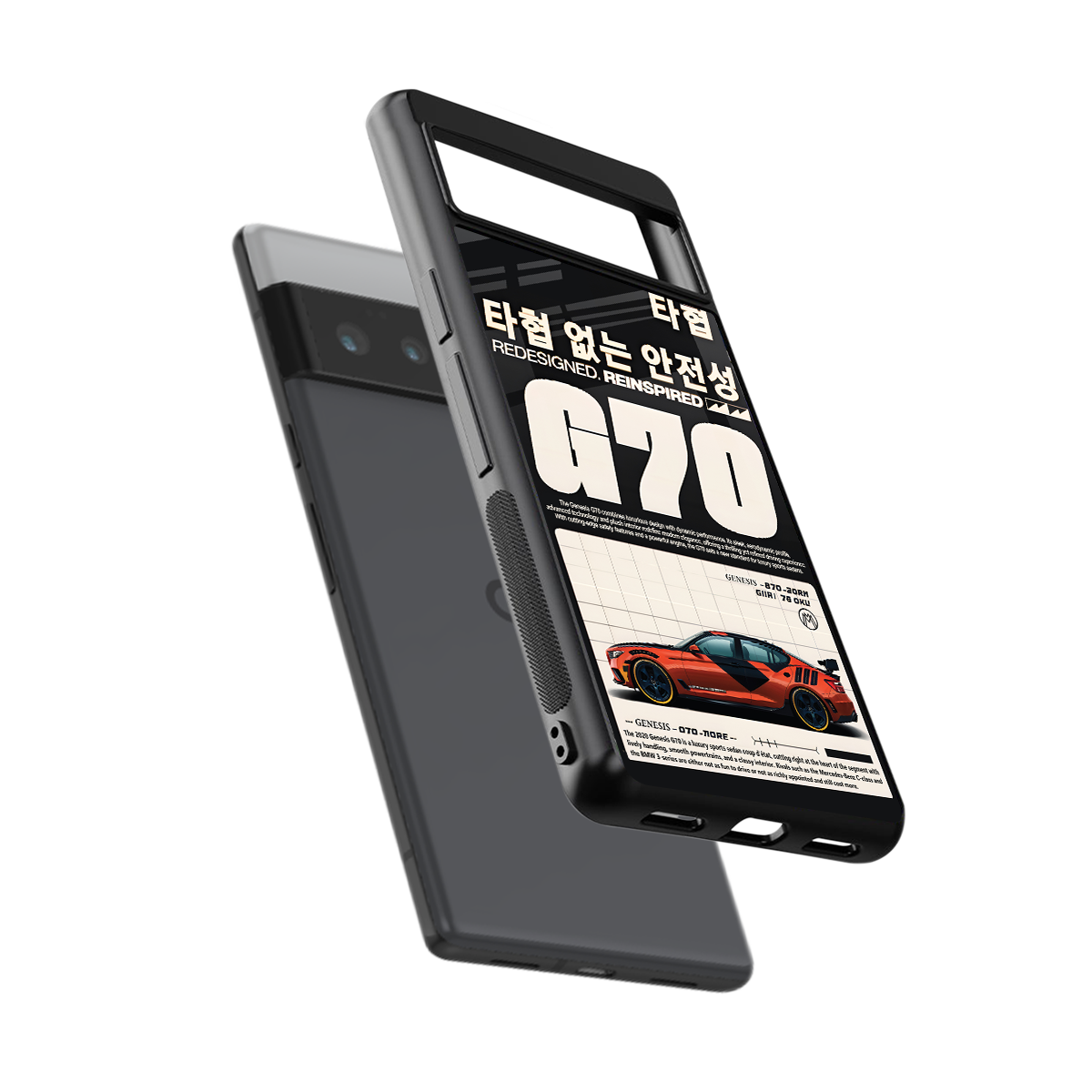 genesis g70 back phone cover | glass case for google pixel 6 pro