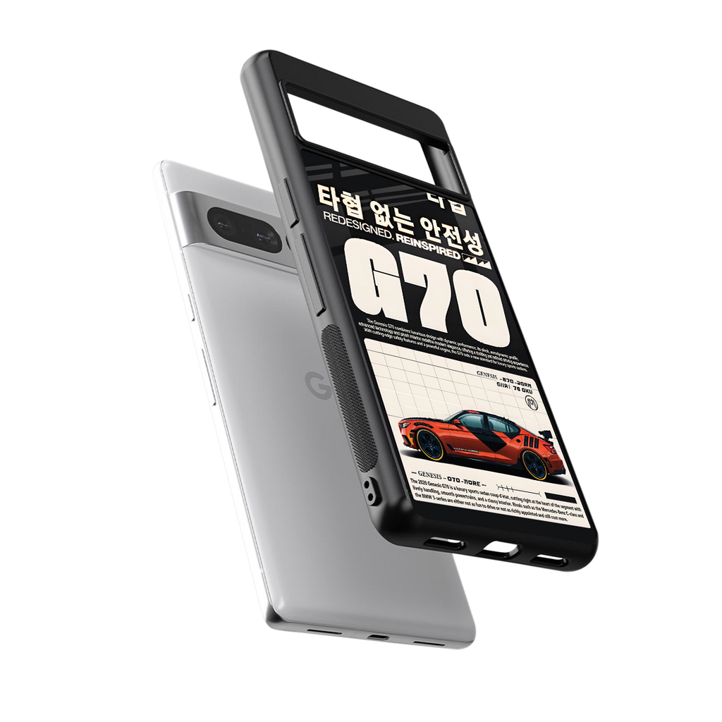 genesis g70 back phone cover | glass case for google pixel 7 pro