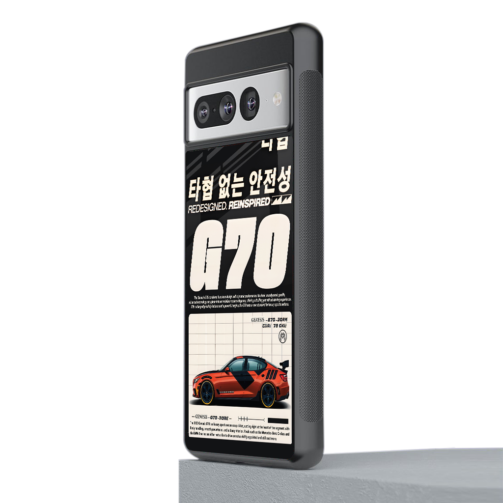genesis g70 back phone cover | glass case for google pixel 7 pro