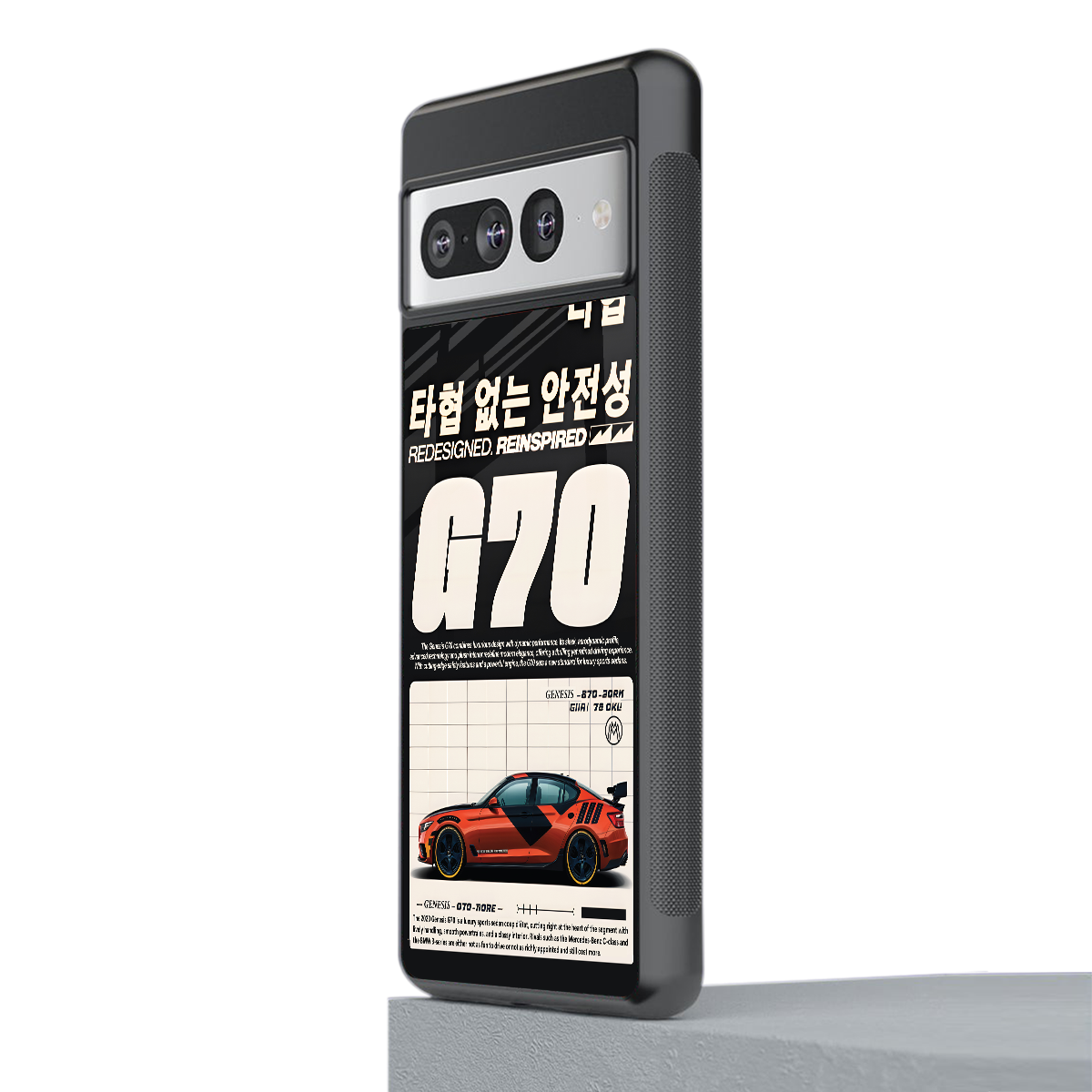 genesis g70 back phone cover | glass case for google pixel 7 pro