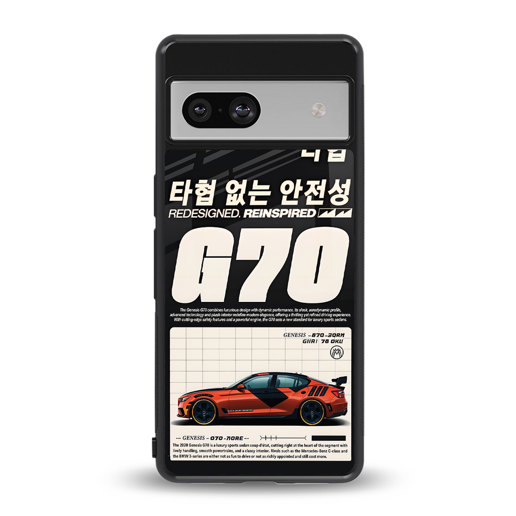 genesis g70 back phone cover | glass case for Google Pixel 7