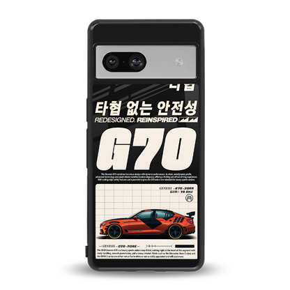 genesis g70 back phone cover | glass case for Google Pixel 7A