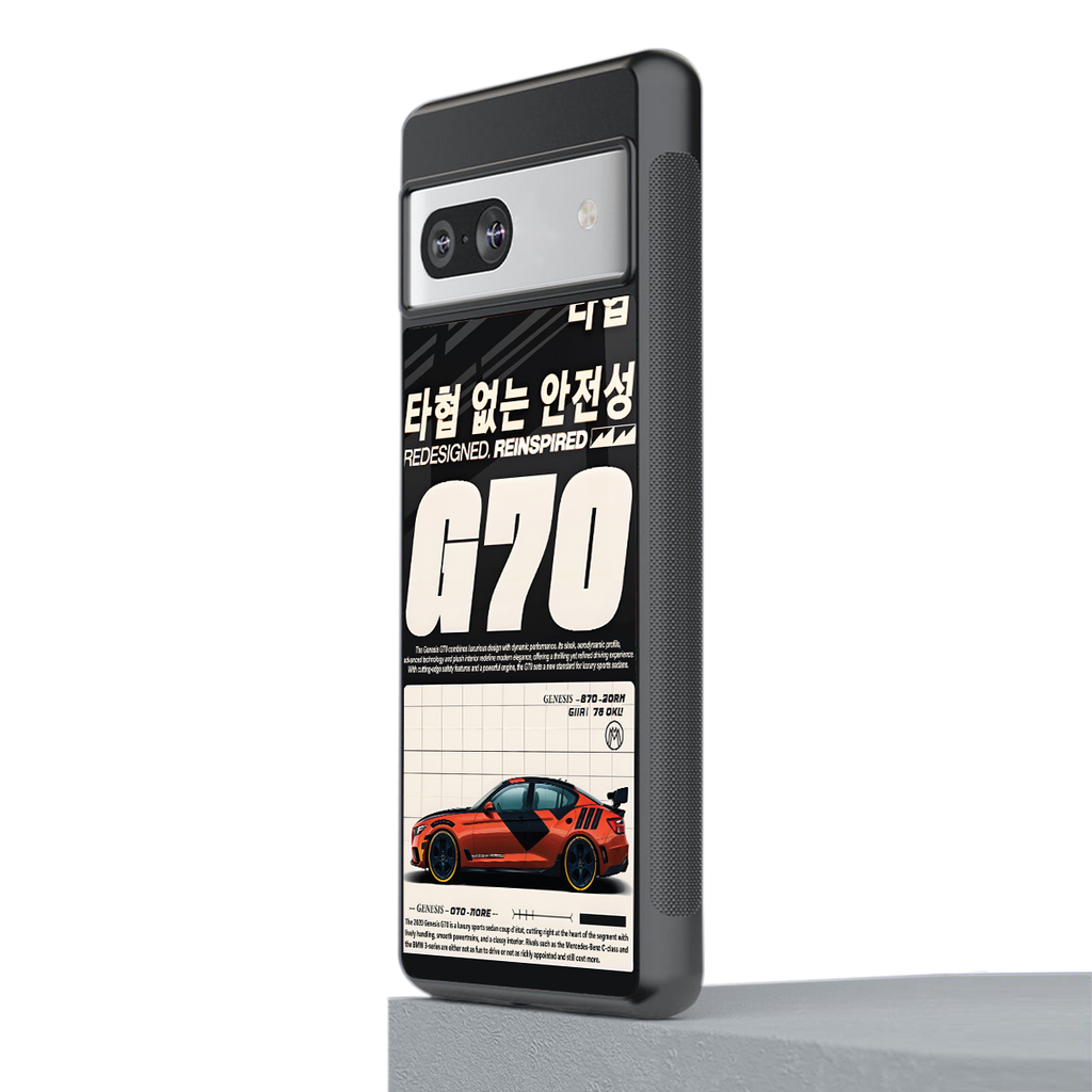 genesis g70 back phone cover | glass case for Google Pixel 7