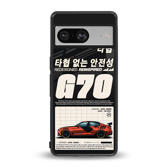 genesis g70 back phone cover | glass case for Google Pixel 8