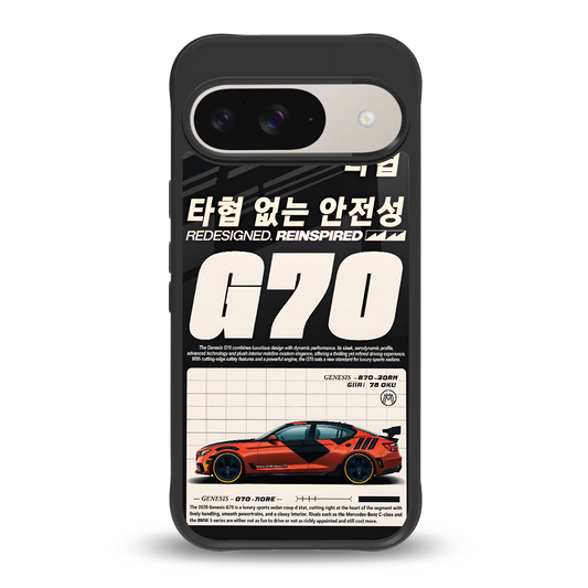 genesis g70 back phone cover | glass case for google pixel 9