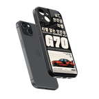 genesis g70 back phone cover | glass case for iphone 14