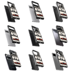 Durable Glass Back Mobile Case for iPhone, Samsung, OnePlus, Google Pixel, Redmi, Vivo, Oppo