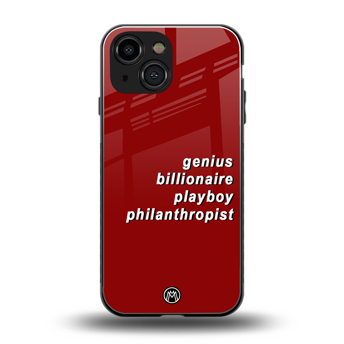 genius billionaire playboy philantrophist back phone cover | glass case for iphone 13 mini