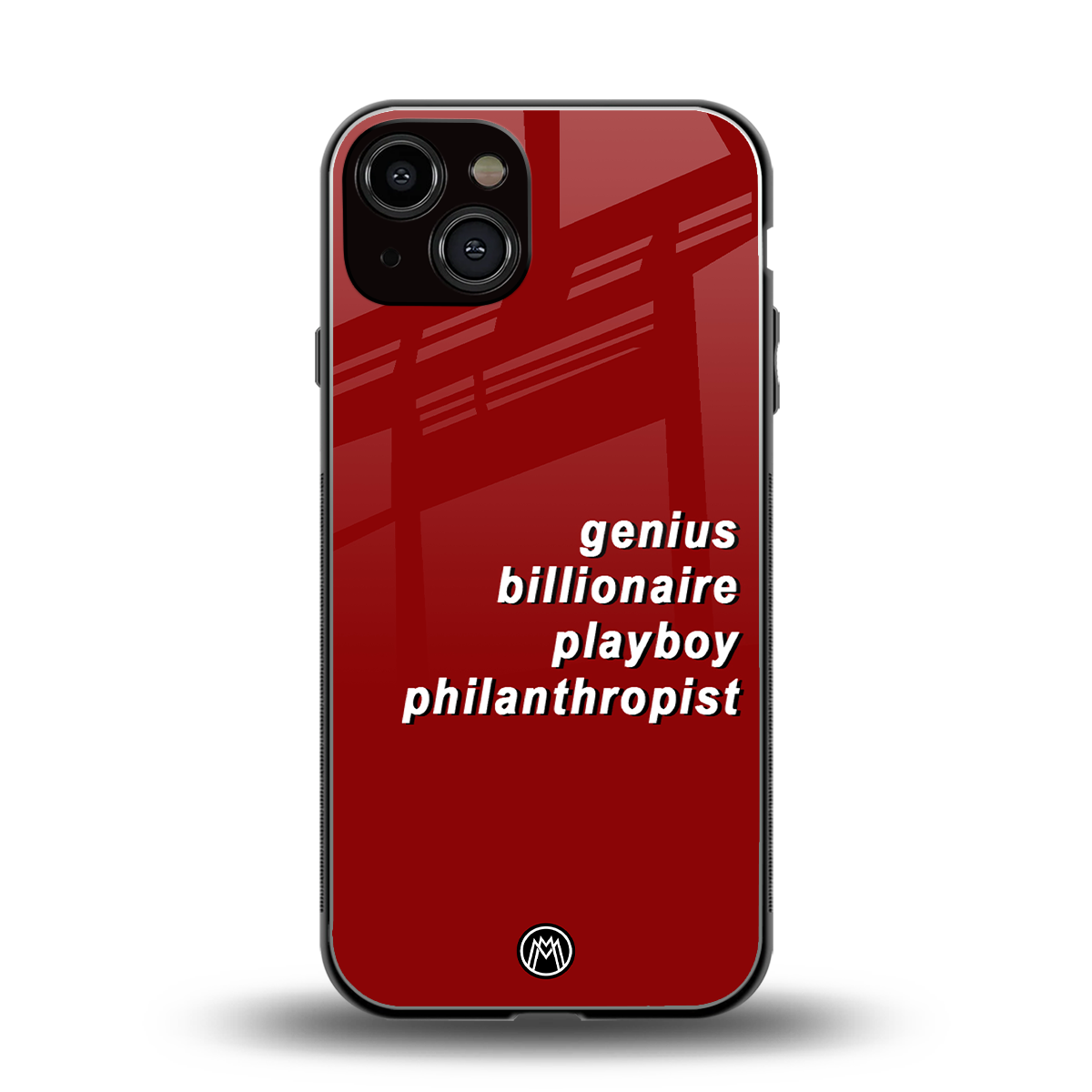 genius billionaire playboy philantrophist back phone cover | glass case for iphone 13