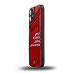 genius billionaire playboy philantrophist back phone cover | glass case for iphone 16 plus
