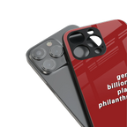 genius billionaire playboy philantrophist back phone cover | glass case for iphone 14 pro