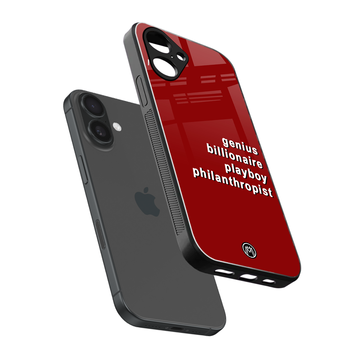 genius billionaire playboy philantrophist back phone cover | glass case for iphone 16