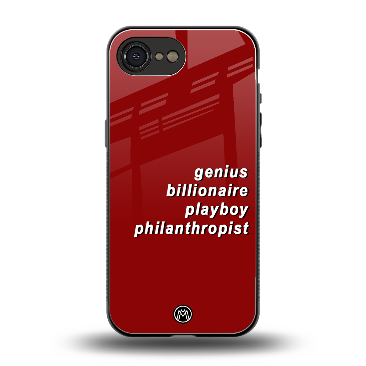 genius billionaire playboy philantrophist back phone cover | glass case for iphone 16e