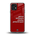 genius billionaire playboy philantrophist back phone cover | glass case for nothing phone 1