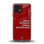 genius billionaire playboy philantrophist back phone cover | glass case for nothing phone 1