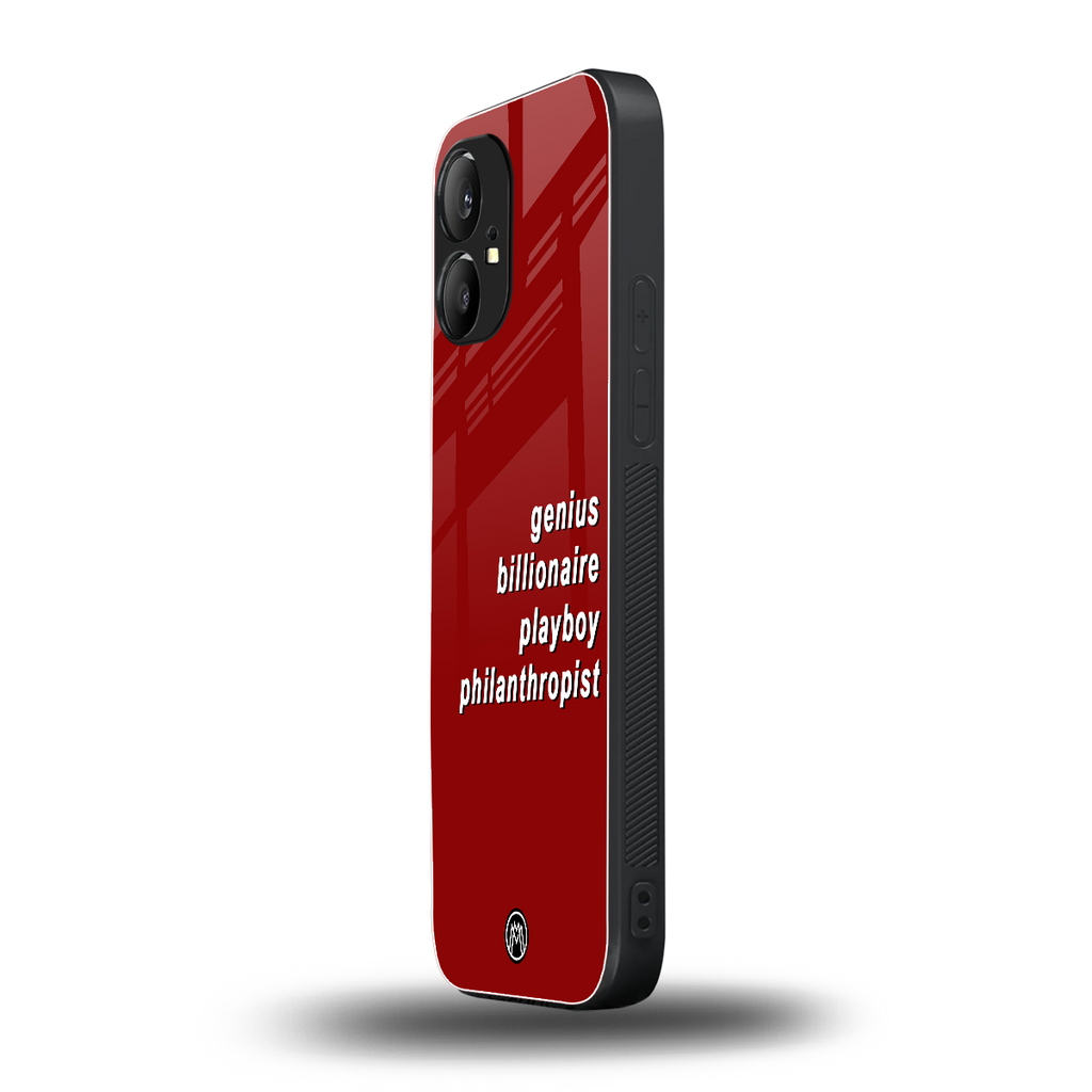 genius billionaire playboy philantrophist back phone cover | glass case for nothing phone 1