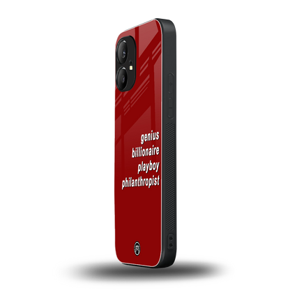 genius billionaire playboy philantrophist back phone cover | glass case for nothing phone 1
