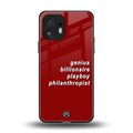 genius billionaire playboy philantrophist back phone cover | glass case for nothing phone 2