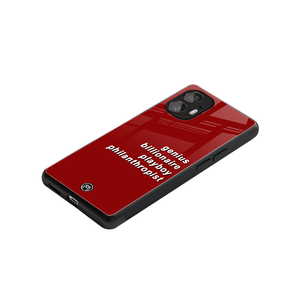 genius billionaire playboy philantrophist back phone cover | glass case for nothing phone 2