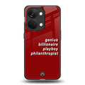 genius billionaire playboy philantrophist back phone cover | glass case for oneplus nord 3