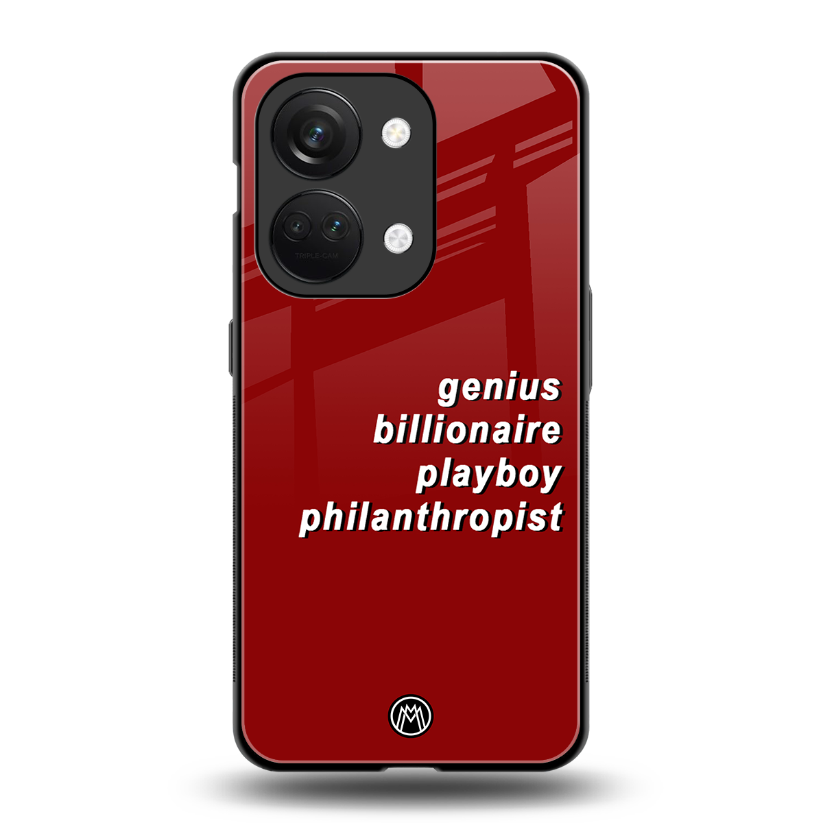 genius billionaire playboy philantrophist back phone cover | glass case for oneplus nord 3