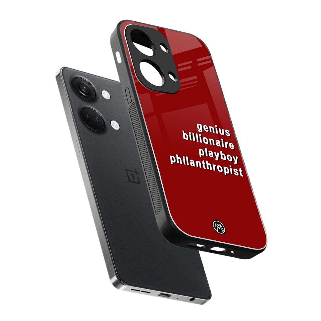 genius billionaire playboy philantrophist back phone cover | glass case for oneplus nord 3