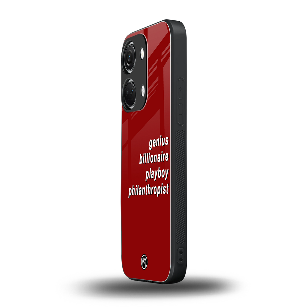genius billionaire playboy philantrophist back phone cover | glass case for oneplus nord 3