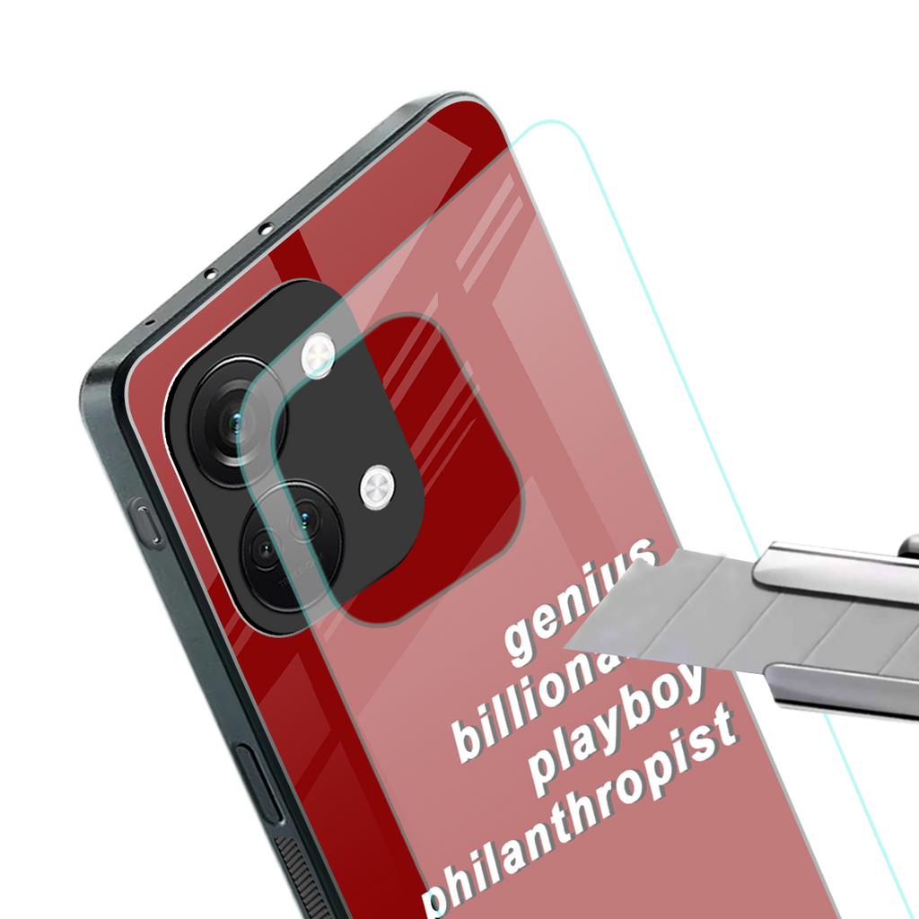 genius billionaire playboy philantrophist back phone cover | glass case for oneplus nord 3