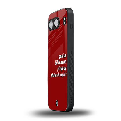genius billionaire playboy philantrophist back phone cover | glass case for oneplus nord 4