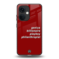 genius billionaire playboy philantrophist back phone cover | glass case for oneplus nord ce 3