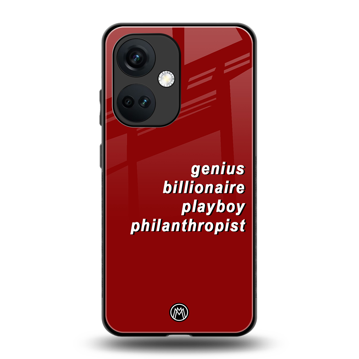 genius billionaire playboy philantrophist back phone cover | glass case for oneplus nord ce 3