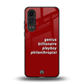 genius billionaire playboy philantrophist back phone cover | glass case for oneplus nord ce 4 lite