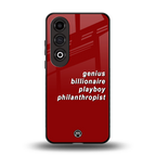 genius billionaire playboy philantrophist back phone cover | glass case for oneplus nord ce 4