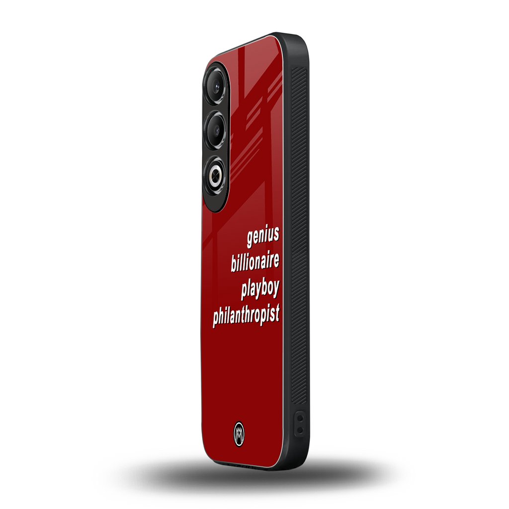 genius billionaire playboy philantrophist back phone cover | glass case for oneplus nord ce 4