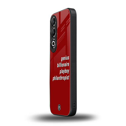 genius billionaire playboy philantrophist back phone cover | glass case for oneplus nord ce 4