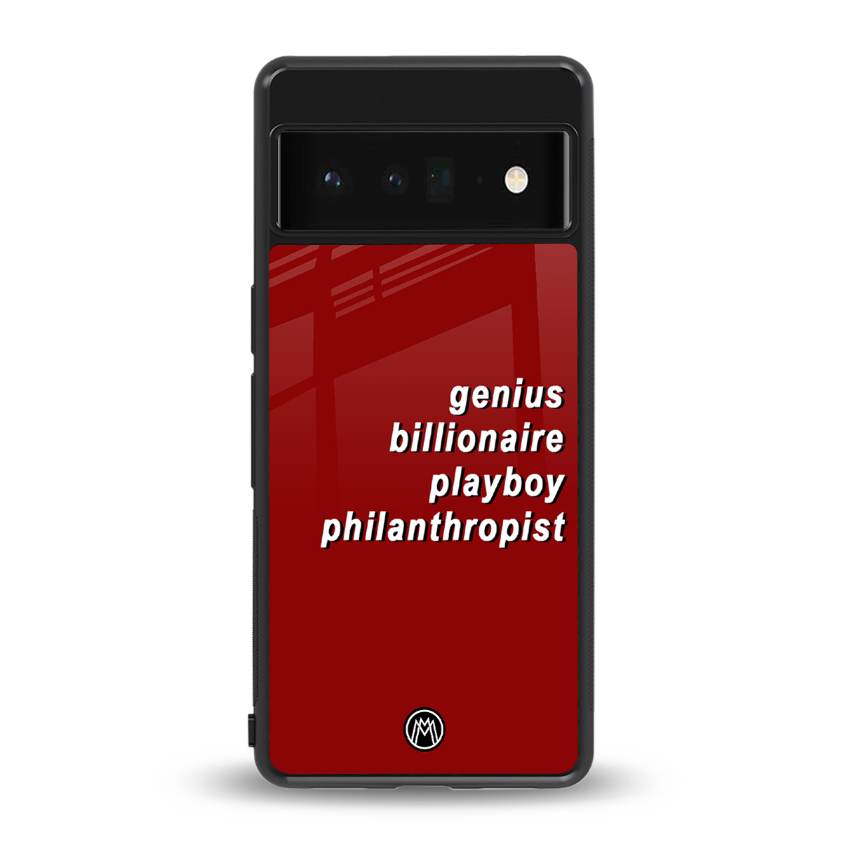 genius billionaire playboy philantrophist back phone cover | glass case for google pixel 6 pro