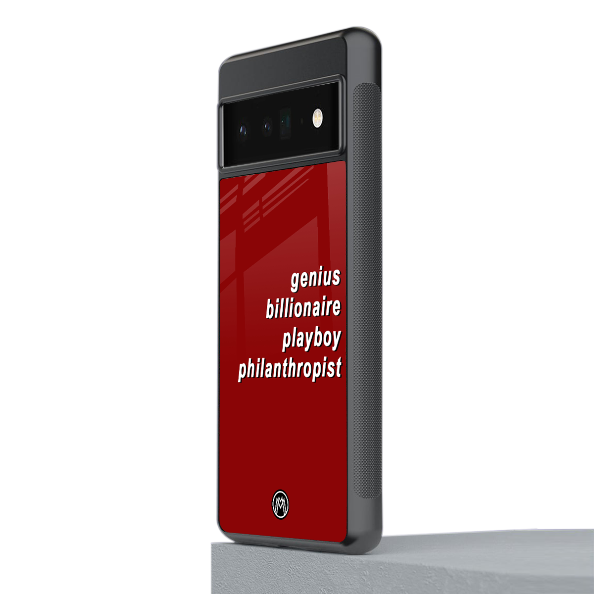 genius billionaire playboy philantrophist back phone cover | glass case for google pixel 6 pro