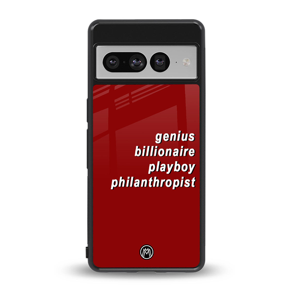 genius billionaire playboy philantrophist back phone cover | glass case for google pixel 7 pro