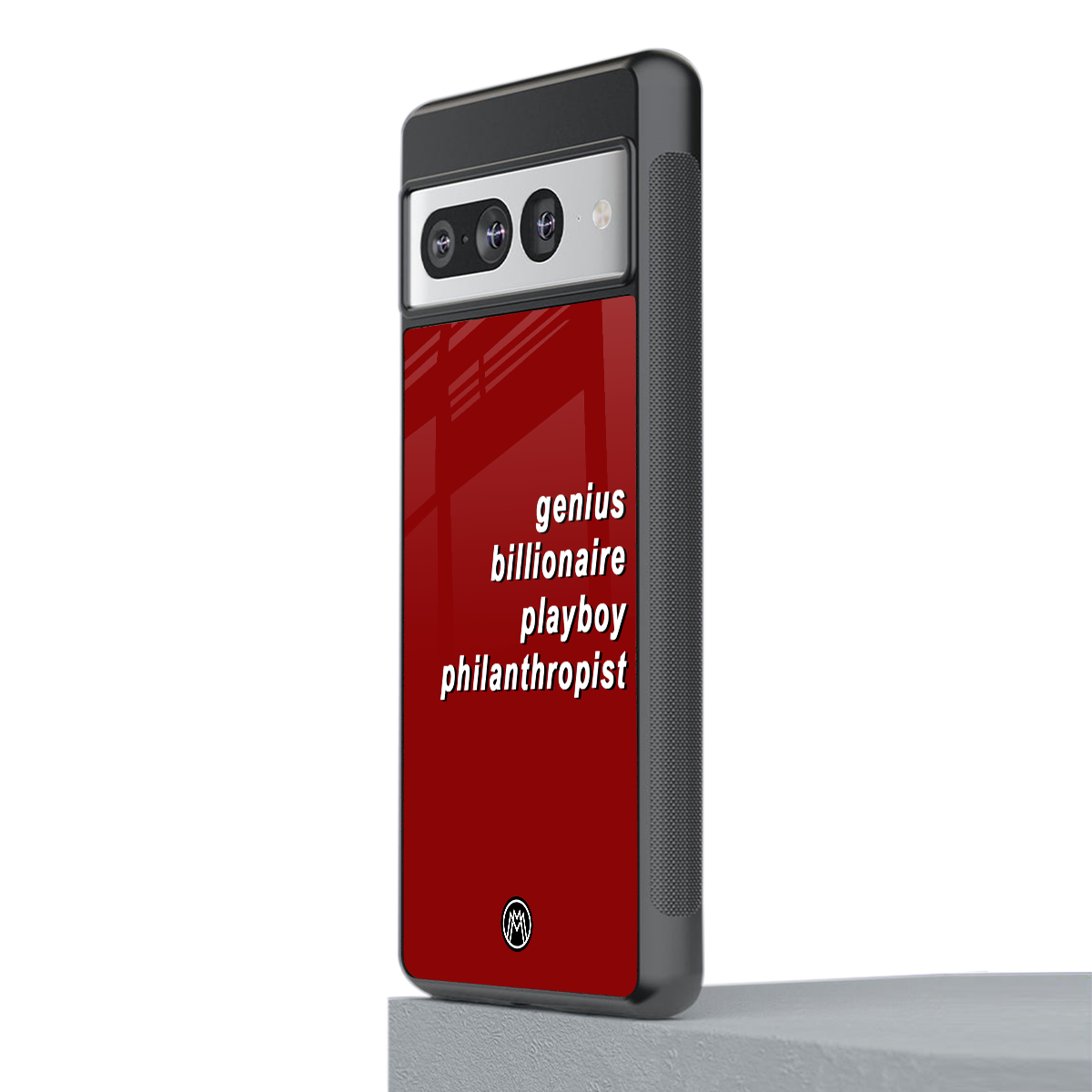 genius billionaire playboy philantrophist back phone cover | glass case for google pixel 7 pro