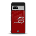 genius billionaire playboy philantrophist back phone cover | glass case for Google Pixel 7