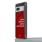 genius billionaire playboy philantrophist back phone cover | glass case for Google Pixel 7A