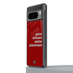 genius billionaire playboy philantrophist back phone cover | glass case for google pixel 8 pro