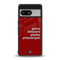 genius billionaire playboy philantrophist back phone cover | glass case for Google Pixel 8