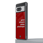 genius billionaire playboy philantrophist back phone cover | glass case for Google Pixel 8