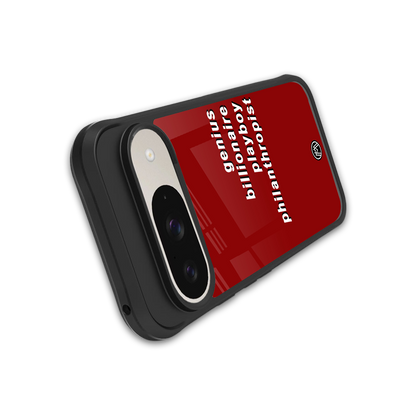 genius billionaire playboy philantrophist back phone cover | glass case for google pixel 9