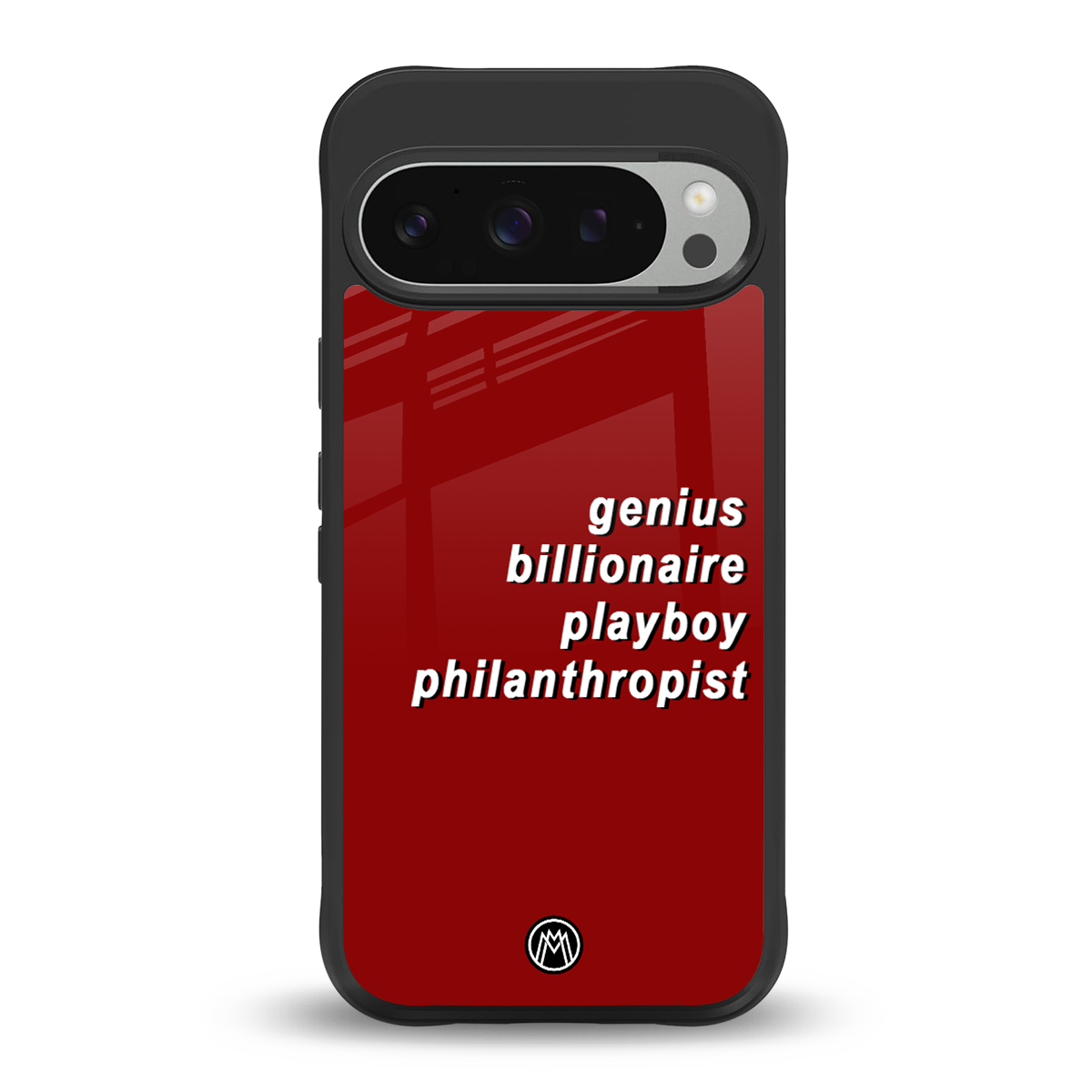 genius billionaire playboy philantrophist back phone cover | glass case for google pixel 9 pro