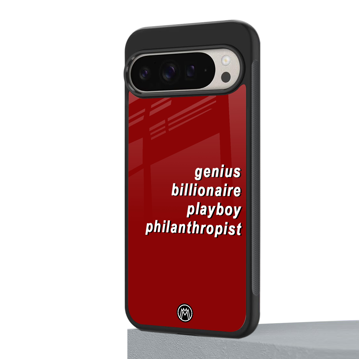 genius billionaire playboy philantrophist back phone cover | glass case for google pixel 9 pro xl