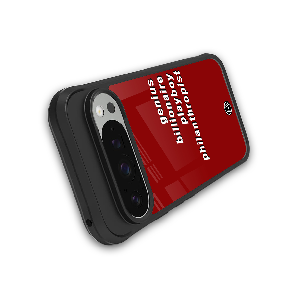 genius billionaire playboy philantrophist back phone cover | glass case for google pixel 9 pro